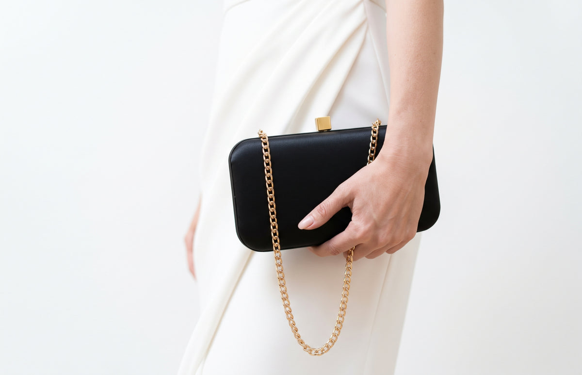 Elegant Black Evening Clutch