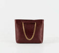 Premium Crocodile-Texture Tote Bag
